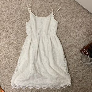 white summer dress size 4 H&M